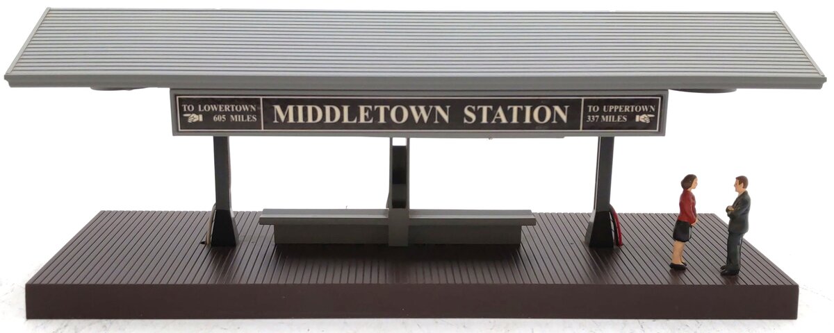 MTH 30-9107 O Middletown Operating Station Platform w/Gray Roof LN/Box