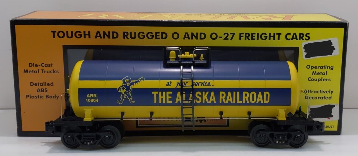MTH 30-73133 O Gauge Alaska Modern Single Dome Tank Car #10804 LN/Box