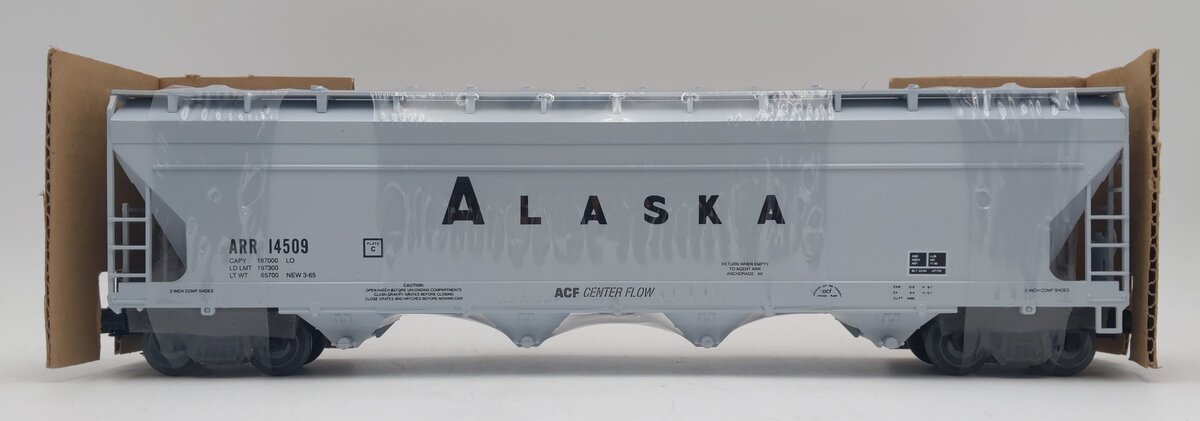 Weaver 14509 O Gauge Alaska 3-Bay Centerflow Hopper #14509 (3-Rail) NIB