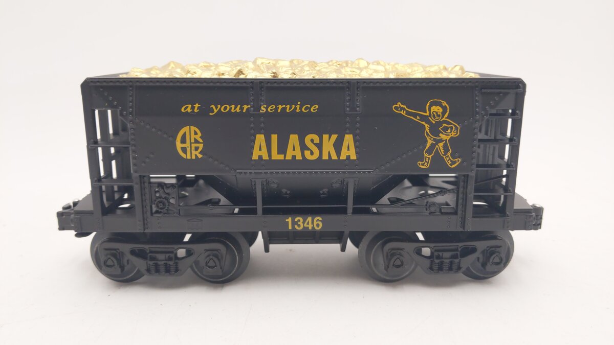 RGS 1346 O Gauge Alaska Railroad Gold Ore Car LN/Box