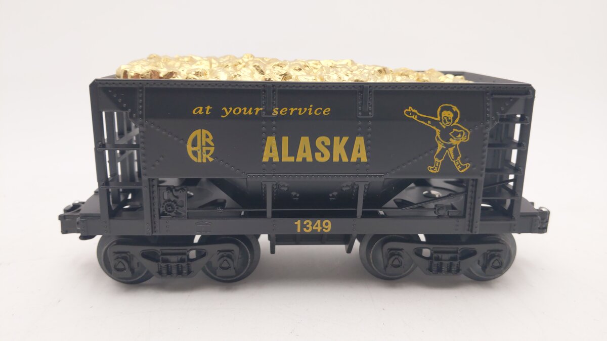 RGS 1349 O Gauge Alaska Railroad Gold Ore Car LN/Box