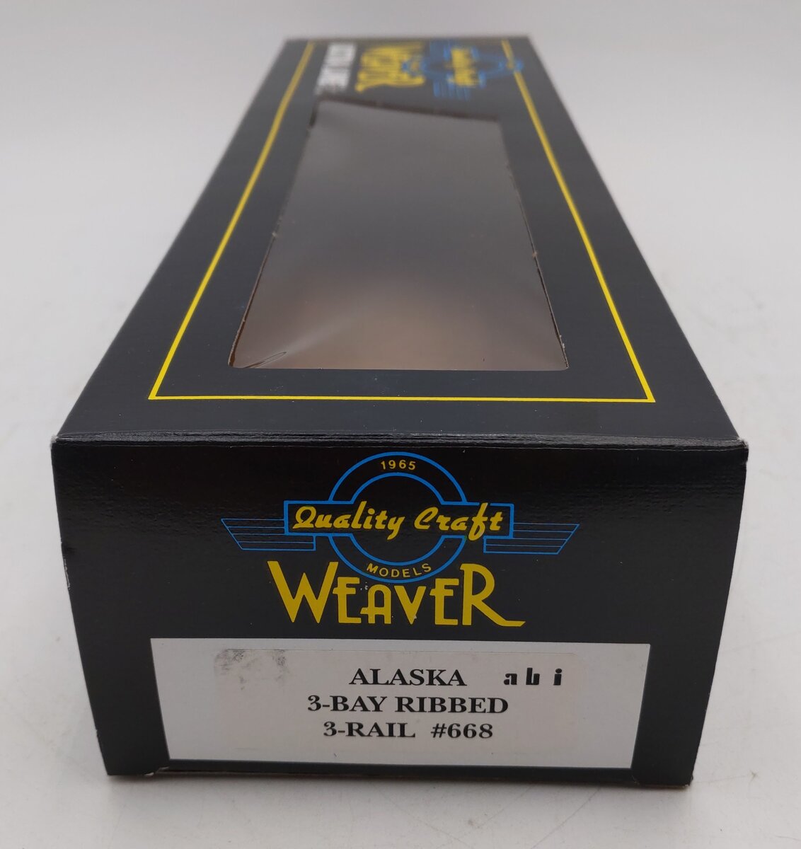 Weaver O Gauge 668 Alaska 3-Bay Ribbed Hopper #668 (3 Rail) LN/Box