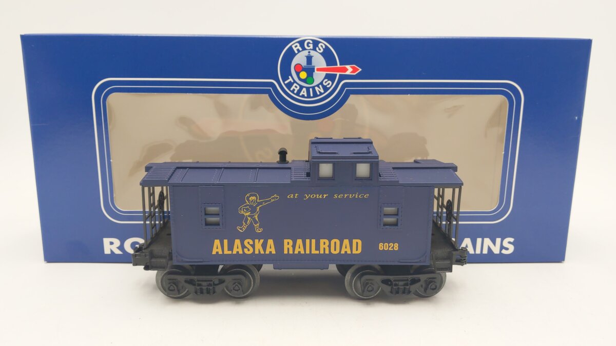 RGS 6028 O Gauge Alaska Railroad Caboose EX/Box