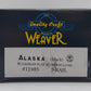 Weaver O Gauge Alaska Railroad Bulkhead Flat Car w/ Wood Load #12403 (3-Rail) NIB