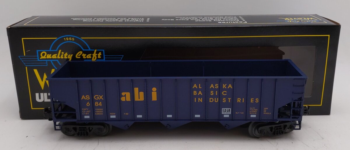 Weaver 684 O Gauge 3-Rail Alaska 50' Outside Braced Boxcar LN/Box