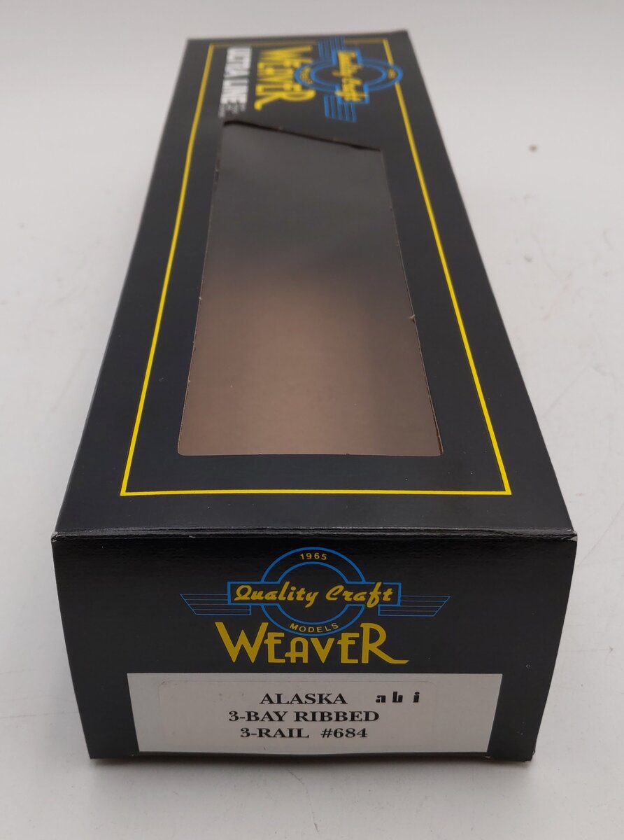 Weaver 684 O Gauge 3-Rail Alaska 50' Outside Braced Boxcar LN/Box