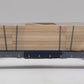 Weaver O Gauge Alaska Railroad Bulkhead Flat Car w/ Wood Load #12414 (3 Rail) NIB