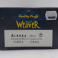 Weaver O Gauge Alaska Railroad Bulkhead Flat Car w/ Wood Load #12414 (3 Rail) NIB