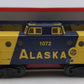 Williams 47754 O Gauge Alaska N5C Porthole Caboose #1072 LN/Box