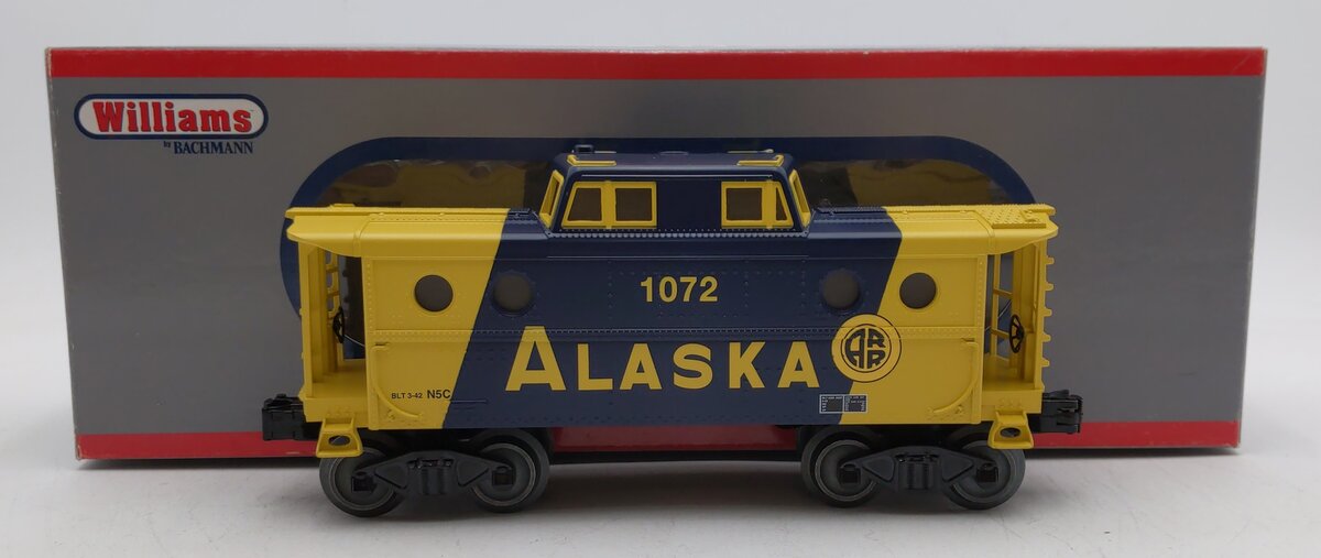 Williams 47754 O Gauge Alaska N5C Porthole Caboose #1072 LN/Box
