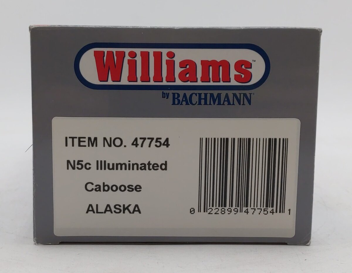 Williams 47754 O Gauge Alaska N5C Porthole Caboose #1072 LN/Box