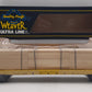 Weaver O Gauge Alaska Railroad Bulkhead Flat Car w/ Wood Load #12420 NIB
