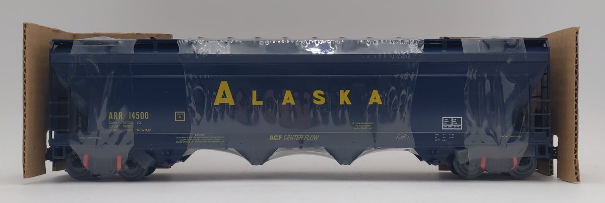 Weaver 14500 O Gauge Alaska 3-Bay Centerflow Hopper (3-Rail) NIB