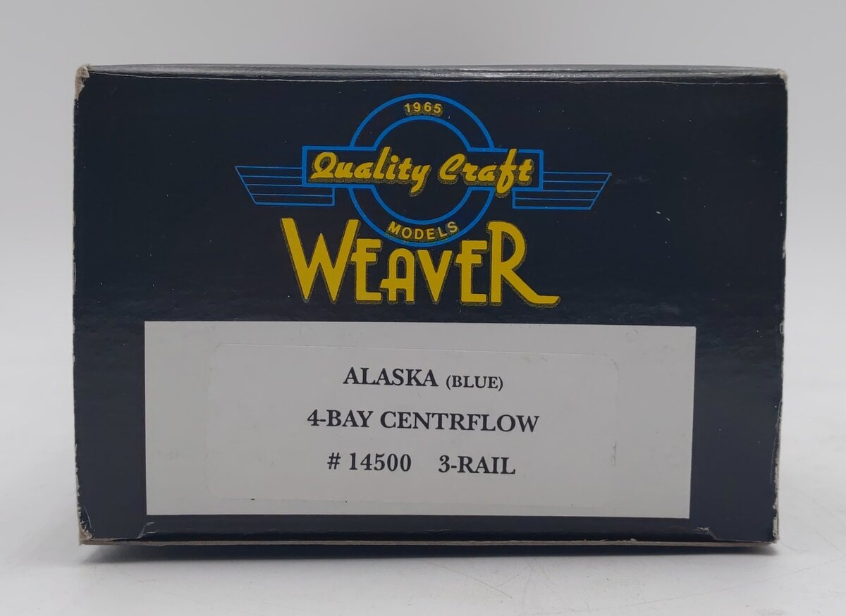 Weaver 14500 O Gauge Alaska 3-Bay Centerflow Hopper (3-Rail) NIB
