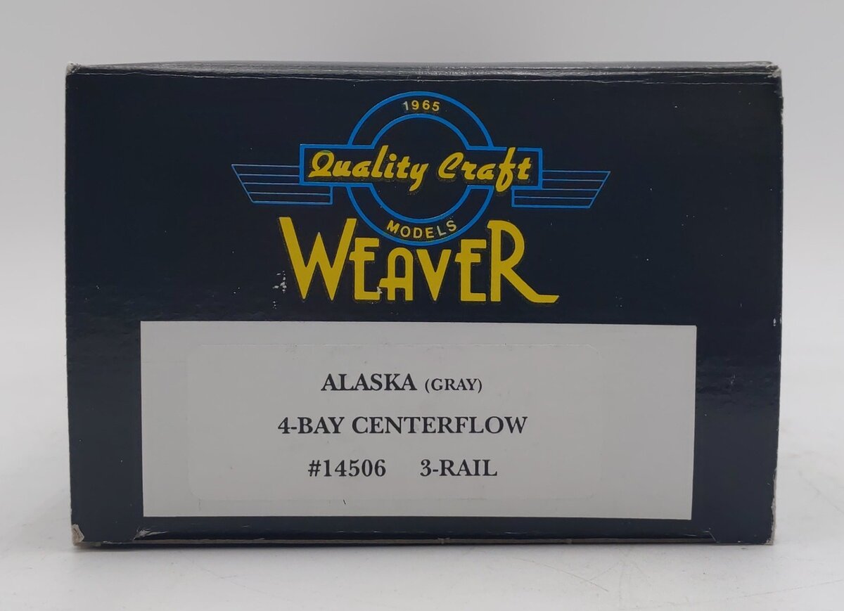 Weaver O Gauge Alaska 4-Bay Centerflow Hopper #14506 - 3-Rail NIB