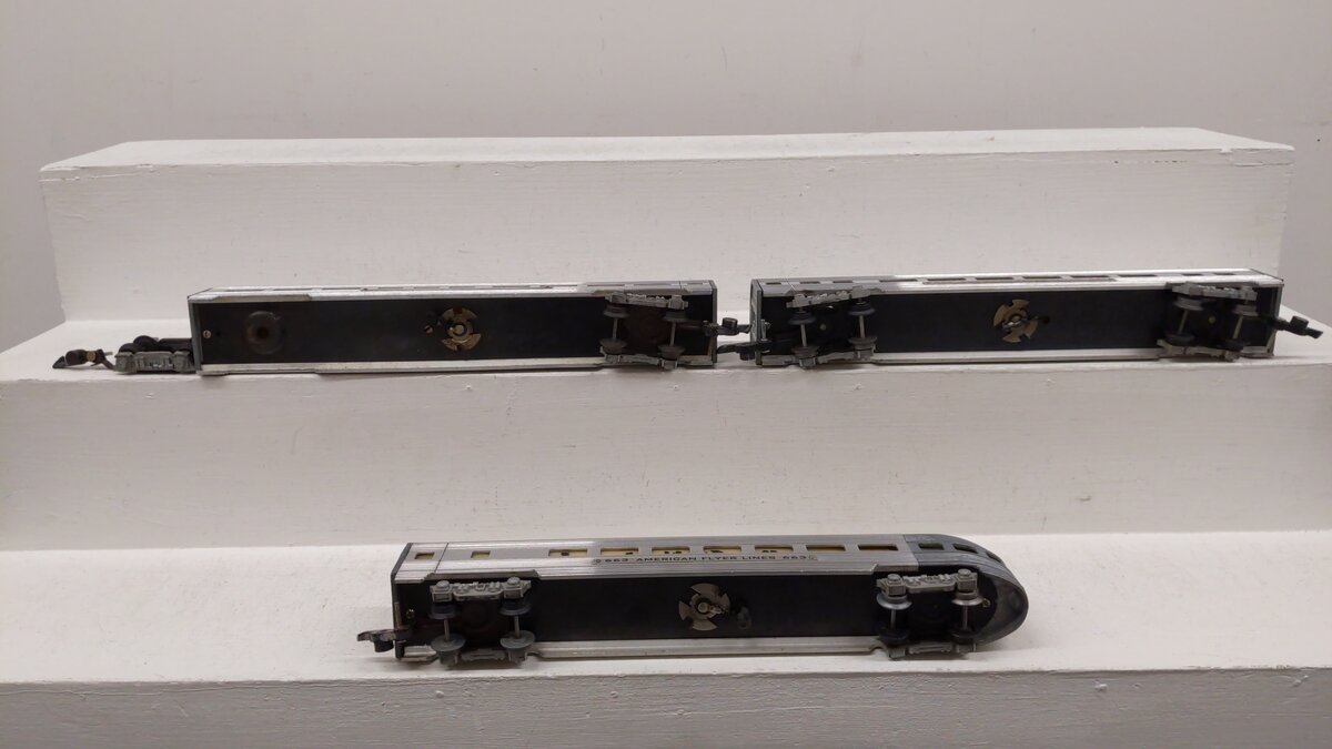 American Flyer S Gauge Assorted Passenger Cars: 661, 662, 663 [3] VG
