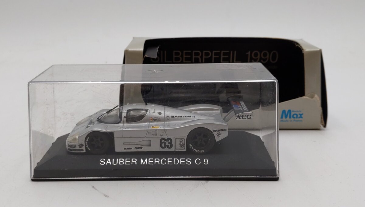 Max Models 1:43 Scale Sauber Mercedes C9 LN/Box