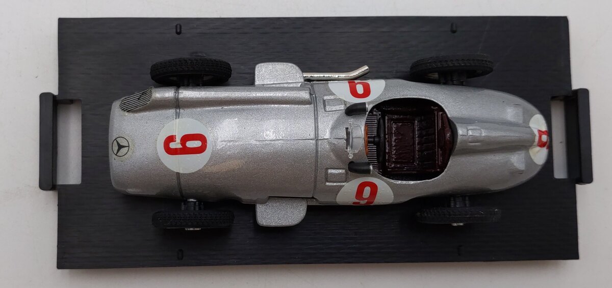 Brumm R72 1/43 Scale Mercedes W196 HP295 1954 Silver #6 Series Oro Diecast Car LN/Box
