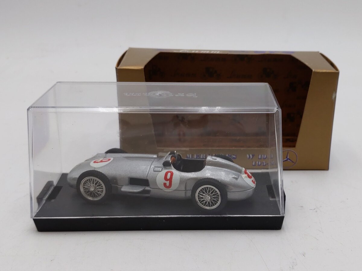 Brumm R72 1/43 Scale Mercedes W196 HP295 1954 Silver #6 Series Oro Diecast Car LN/Box