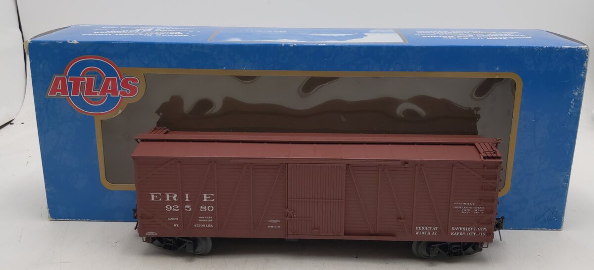 Atlas 6474-3 Erie USRA Single-Sheathed Boxcar #92580 - 3 Rail LN/Box