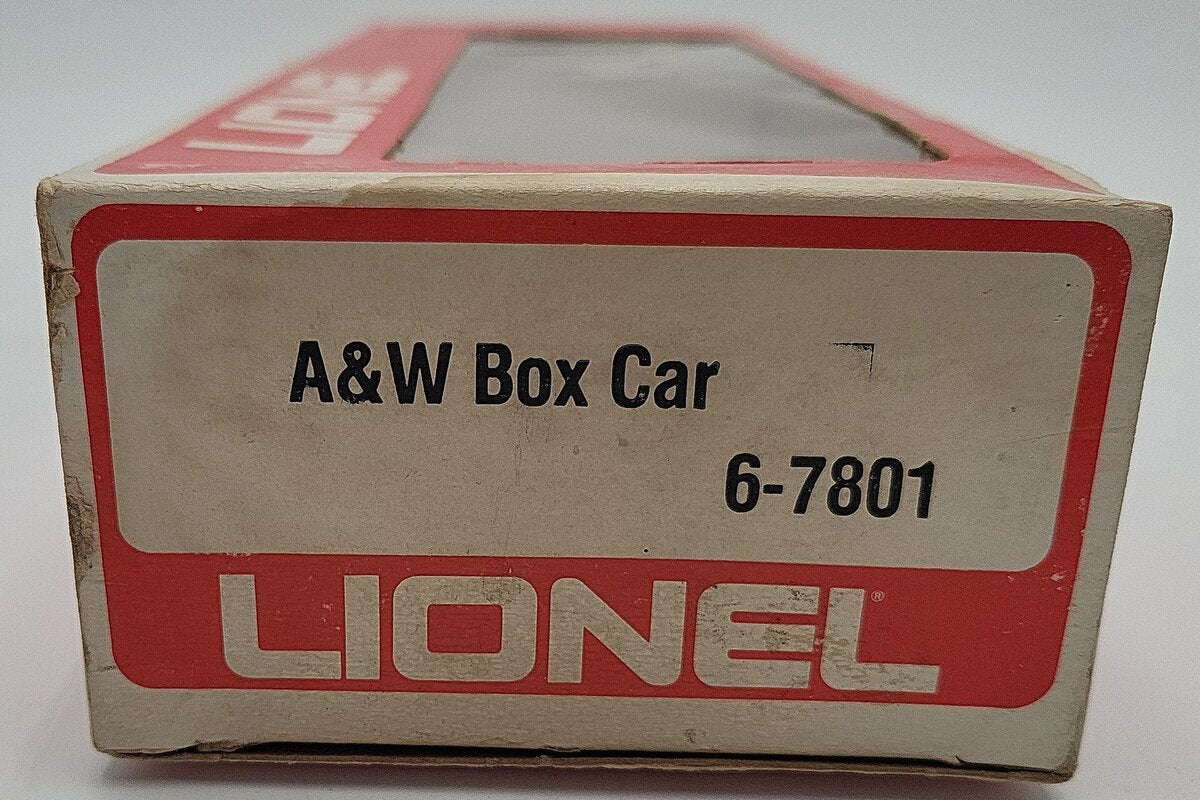 Lionel 6-7801 O Gauge A&W Root Beer Boxcar EX/Box