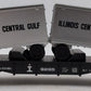 Lionel 6-9285 O Gauge Illinois Central Gulf Flatcar w/Vans EX