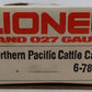 Lionel 6-7808 O Gauge Northern Pacific Pig Palace Stock Car EX/Box