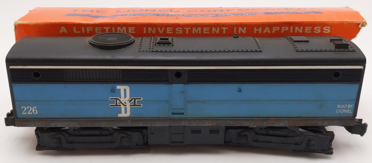 Lionel 226 Vintage O Boston & Maine Alco Non-Powered B Unit Diesel VG/Box