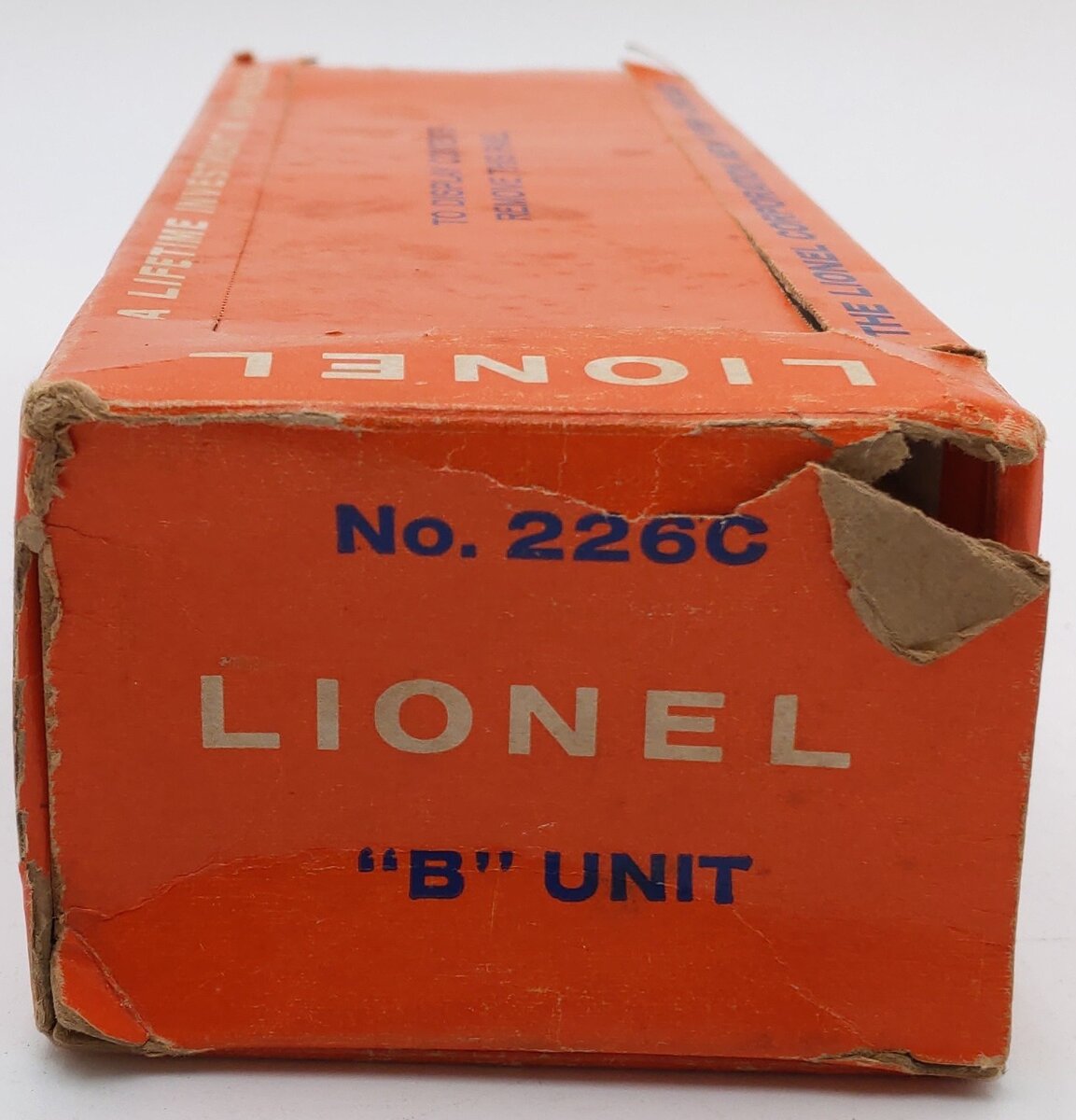 Lionel 226 Vintage O Boston & Maine Alco Non-Powered B Unit Diesel VG/Box