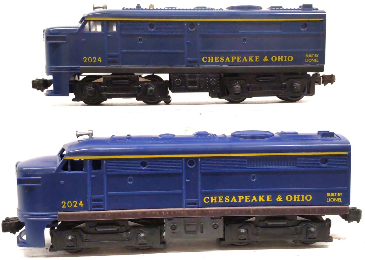 Lionel 2024 Vintage O Chesapeake & Ohio Alco AA Diesel Locomotive VG