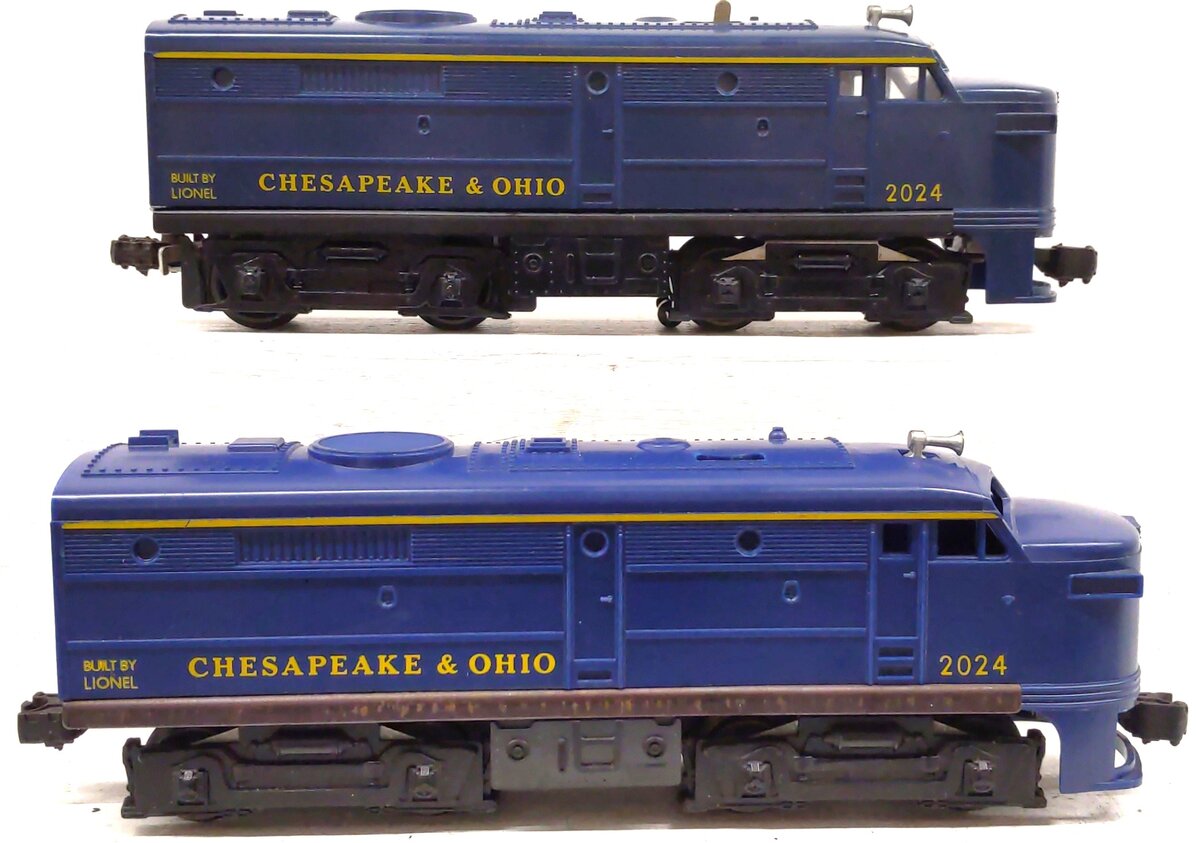 Lionel 2024 Vintage O Chesapeake & Ohio Alco AA Diesel Locomotive VG