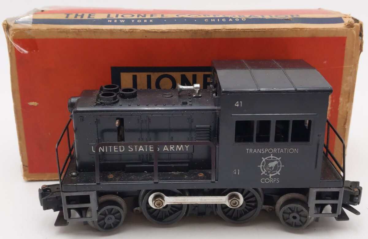 Lionel 41 Vintage O Gauge Postwar U.S Army Gas Turbine Powered Diesel Locomotive VG/Box