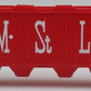 Lionel 6-9213 O Gauge Minneapolis and St. Louis Covered Quad Hopper EX