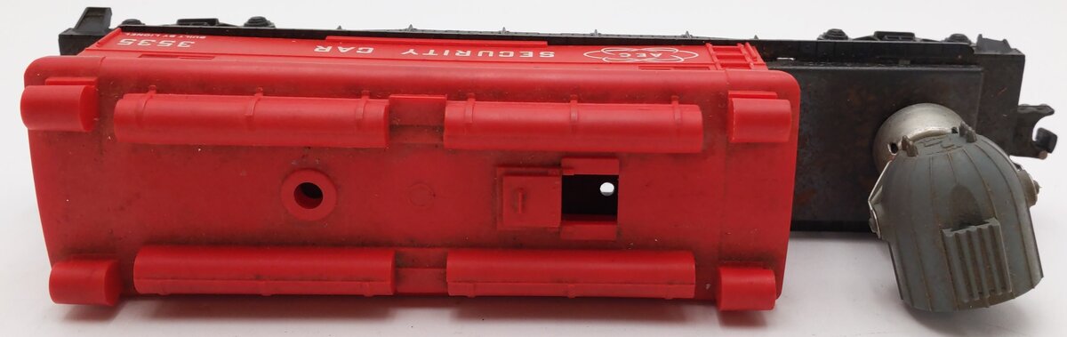 Lionel 3535 Vintage O AEC Security Car with Operating Searchlight