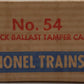 Lionel 54 Vintage O Postwar Ballast Tamper Car VG/Box