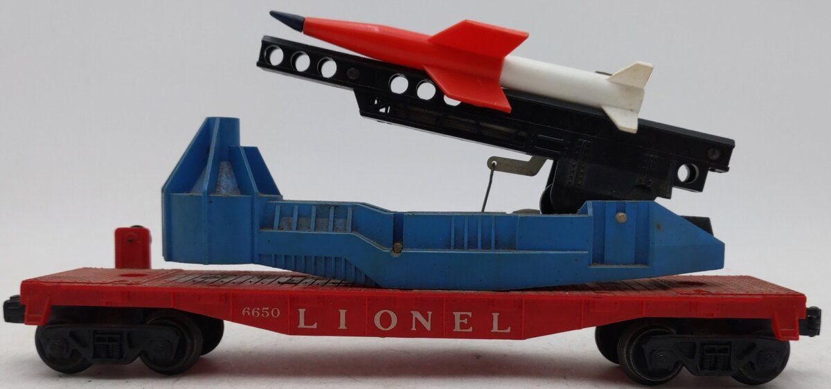 Lionel 6650 Vintage O IRBM Rocket Launcher VG