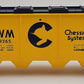 Lionel 6-9265 O Gauge Chessie Covered Hopper #9265 EX/Box
