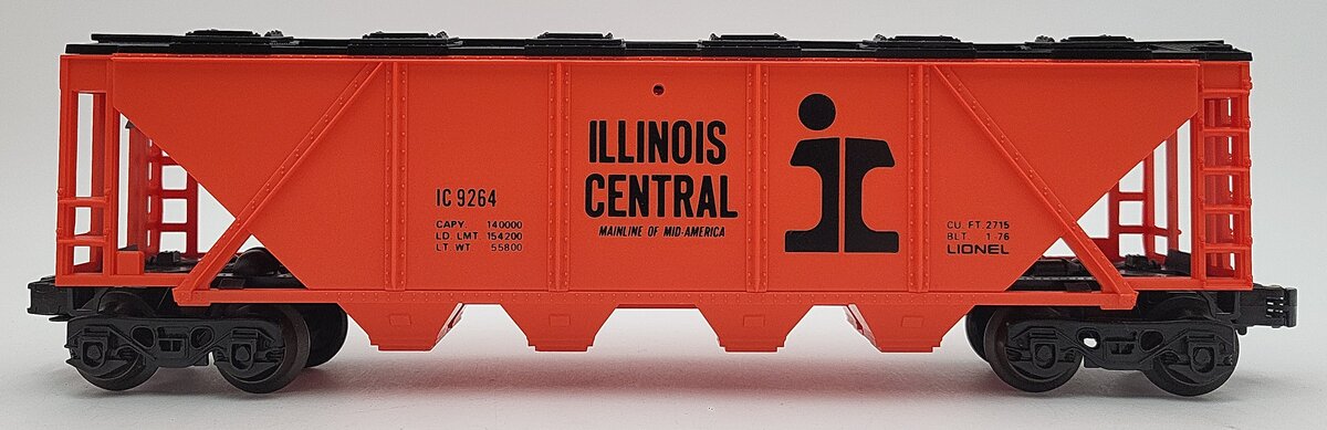 Lionel 6-9264 O Gauge Illinois Central Quad Hopper #9264 EX/Box