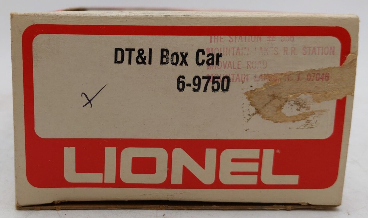 Lionel 6-9750 O Gauge Detroit Toledo and Ironton Box Car EX/Box
