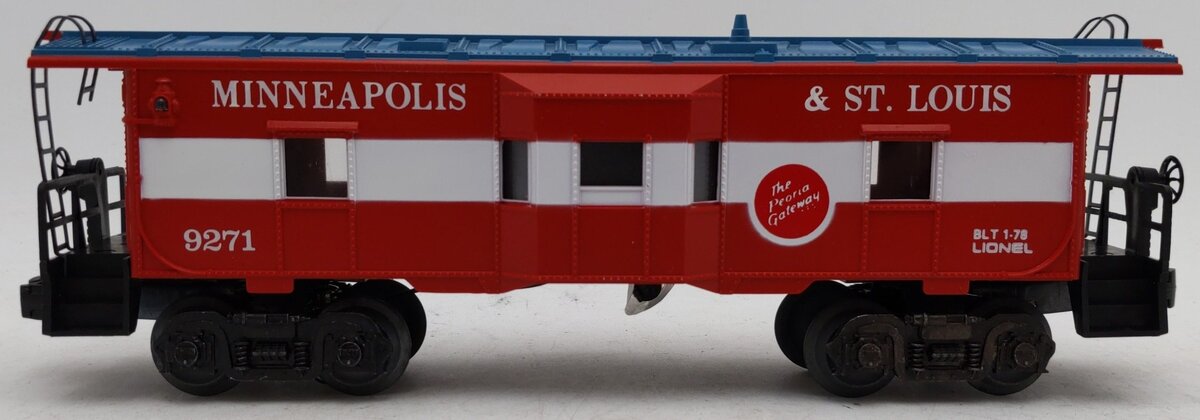 Lionel 6-9271 O Gauge Minneapolis & St. Louis Bay Window Lighted Caboose VG
