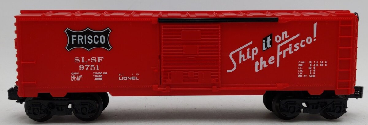Lionel 6-9751 O Gauge Frisco Boxcar VG/Box