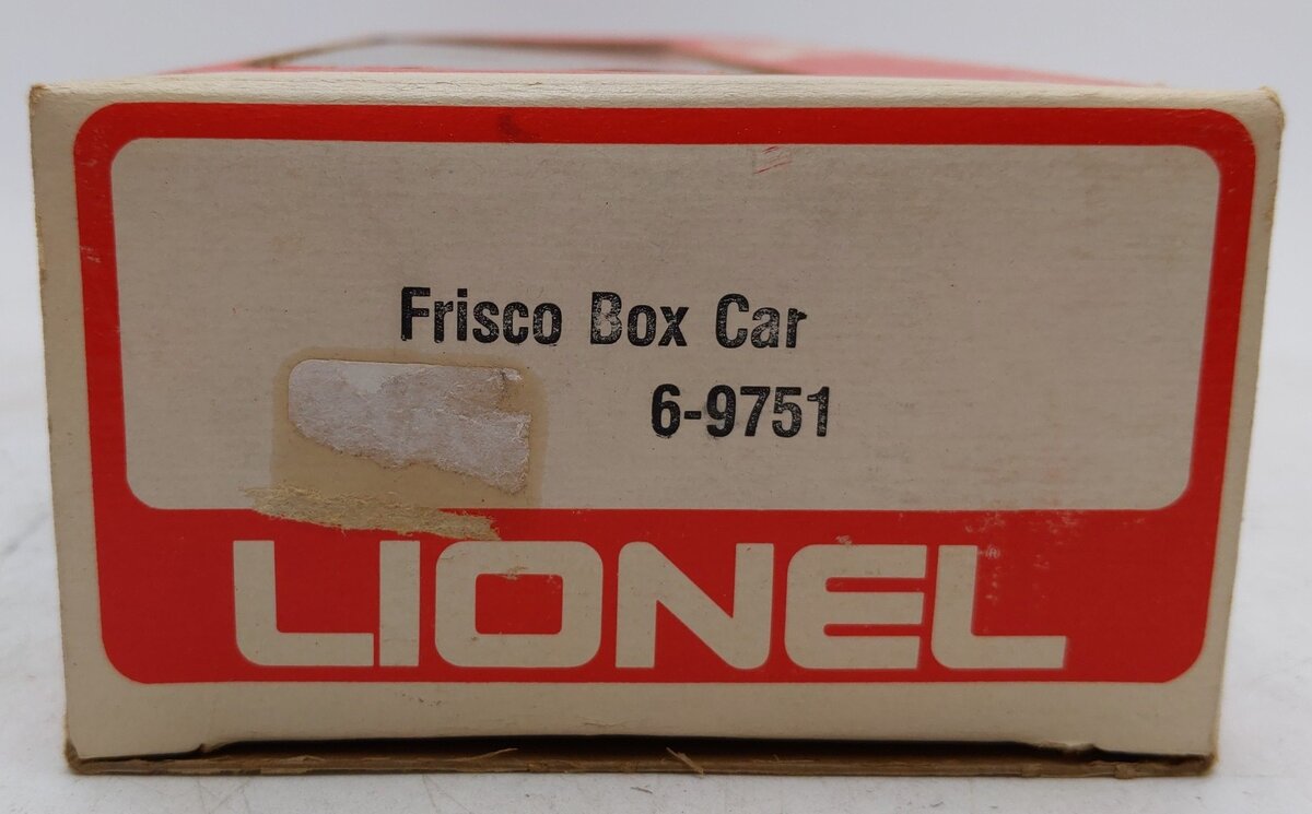 Lionel 6-9751 O Gauge Frisco Boxcar VG/Box