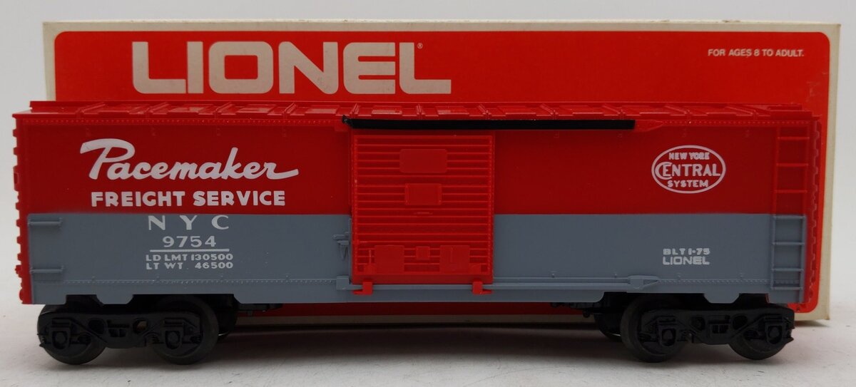 Lionel 6-9754 O Gauge New York Central Pacemaker Boxcar EX/Box