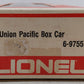 Lionel 6-9755 O Gauge Union Pacific Boxcar EX/Box