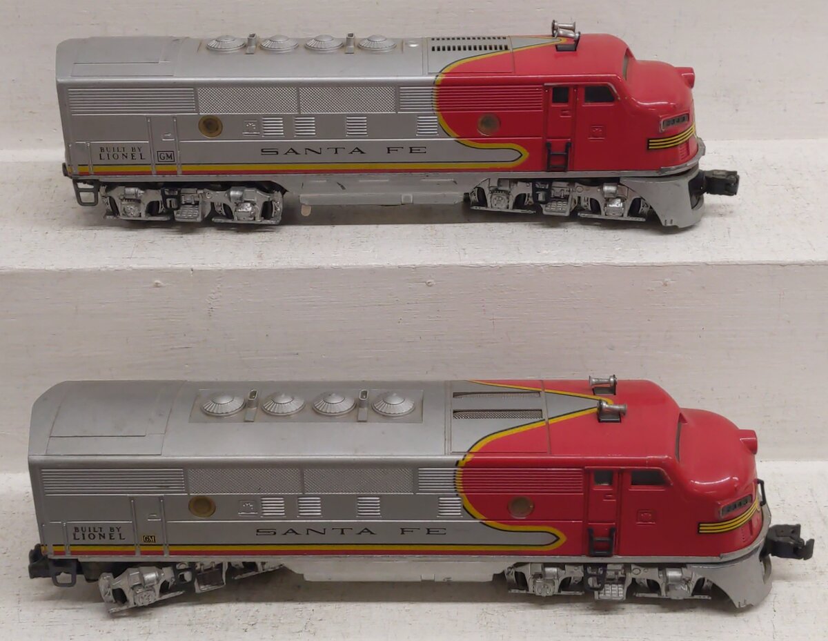 Lionel 2353 Vintage O Santa Fe F-3 AA Diesel Locomotive Set #2353 VG/Box