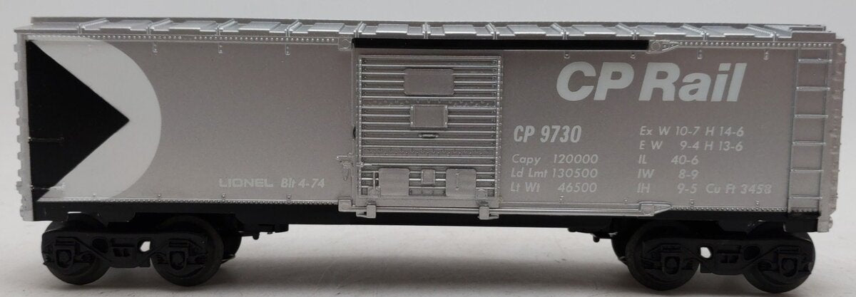 Lionel 6-9730 O Gauge CP Rail Boxcar EX/Box