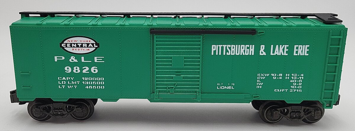 Lionel 6-9826 O Gauge New York Central Pittsburgh & Lake Erie Box Car EX/Box