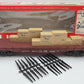 Lionel 6-9823 O Gauge Santa Fe Flatcar with Freight Load EX/Box