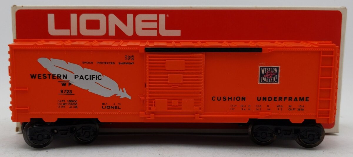 Lionel 6-9723 O Gauge Western Pacific Boxcar #9723 EX/Box