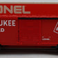 Lionel 6-9731 O Gauge Milwaukee Road Boxcar VG/Box